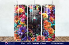 3D Bear Mama Tumbler Wrap Product Image 1