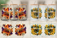 3D Bee Quilling Art Glass Can Wraps Product Image 4
