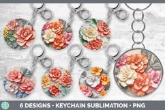 Bundle of six 3D Keychain designs.