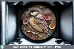 Gorgeous3D Birds Car Coaster design.