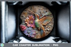 Gorgeous3D Birds Car Coaster design.
