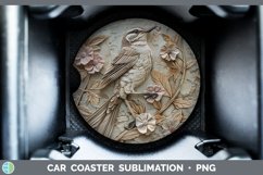 Gorgeous3D Birds Car Coaster design.