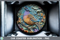 Gorgeous3D Birds Car Coaster design.
