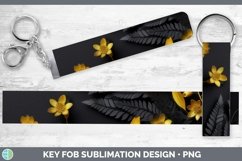 Gorgeous3D Black and Gold Key Fob design.