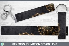 Gorgeous3D Black and Gold Key Fob design.