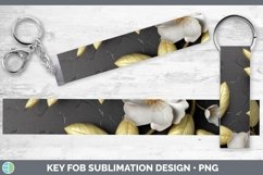 Gorgeous3D Black and Gold Key Fob design.