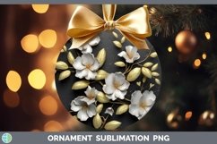 Gorgeous3D Black and Gold Ornament design.