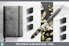 Gorgeous3D Black and Gold Pen Wrap design.