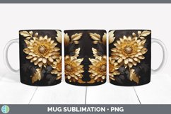 Gorgeous3D Asters Mug Wrap design.