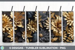 Bundle of six 3D Asters Tumbler designs.