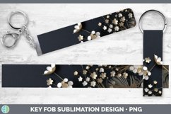 Gorgeous3D Black and Gold Key Fob design.