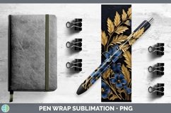 Gorgeous3D Black and Gold Pen Wrap design.