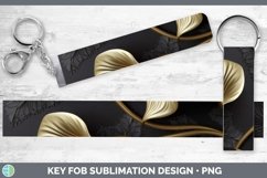 Gorgeous3D Black and Gold Key Fob design.