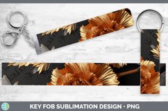 Gorgeous3D Black and Gold Key Fob design.