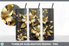 Gorgeous3D Clematis Tumbler design.