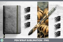Gorgeous3D Black and Gold Pen Wrap design.