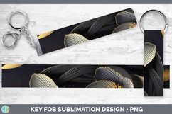 Gorgeous3D Black and Gold Key Fob design.