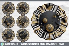 Bundle of six 3D Dandelion Wind Spinner designs.