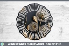 Gorgeous3D Black and Gold Wind Spinner design.