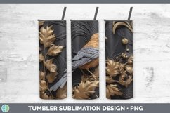 Gorgeous3D Black and Gold Tumbler design.
