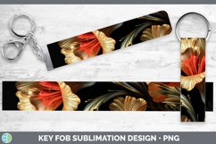 Gorgeous3D Black and Gold Key Fob design.