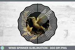Gorgeous3D Black and Gold Wind Spinner design.