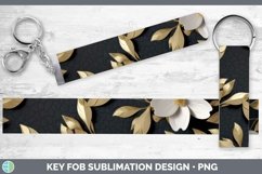 Gorgeous3D Black and Gold Key Fob design.