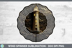 Gorgeous3D Black and Gold Wind Spinner design.