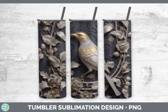 Gorgeous3D Black and Gold Tumbler design.