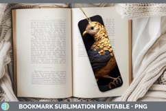 Gorgeous3D Black and Gold Bookmark design.