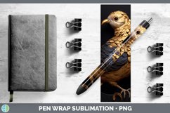 Gorgeous3D Black and Gold Pen Wrap design.