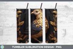 Gorgeous3D Black and Gold Tumbler design.