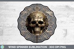 Gorgeous3D Black and Gold Wind Spinner design.