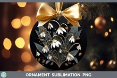 Gorgeous3D Black and Gold Ornament design.