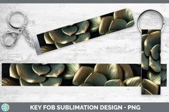 Gorgeous3D Black and Gold Key Fob design.