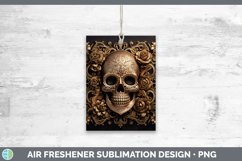 Gorgeous3D Black and Gold Air Freshener design.