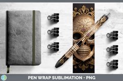 Gorgeous3D Black and Gold Pen Wrap design.