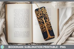 Gorgeous3D Black and Gold Bookmark design.