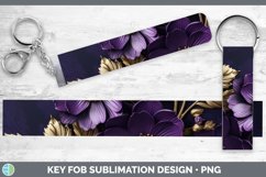 Gorgeous3D Black and Gold Key Fob design.