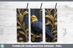 Gorgeous3D Black and Gold Tumbler design.