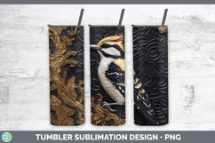 Gorgeous3D Black and Gold Tumbler design.
