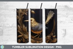 Gorgeous3D Black and Gold Tumbler design.