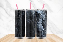 3D Black Lion Tumbler wrap Bundle Product Image 4