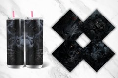 3D Black Lion Tumbler wrap Bundle Product Image 2