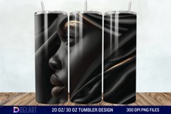 3D Black Women Tumbler Wrap Product Image 1