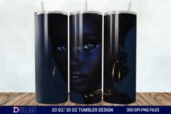3D Black Women Tumbler Wrap Product Image 1