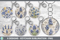 Bundle of six 3D Keychain designs.