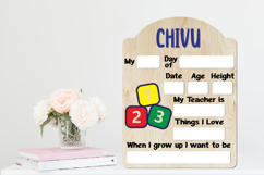 First Day School Board, Dry Erase School Board Product Image 1