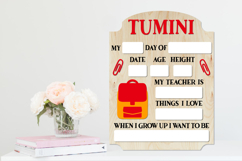 First Day School Board, Dry Erase School Board Product Image 1