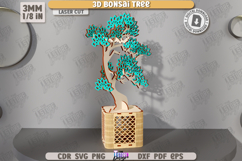 3D Bonsai Tree Laser Cut| DIY Wooden Constructor|Plant Model Product Image 1